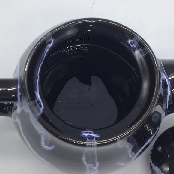 Rare Blue Mountain Pottery Granite Glaze Tea Set - Picture 4 of 15